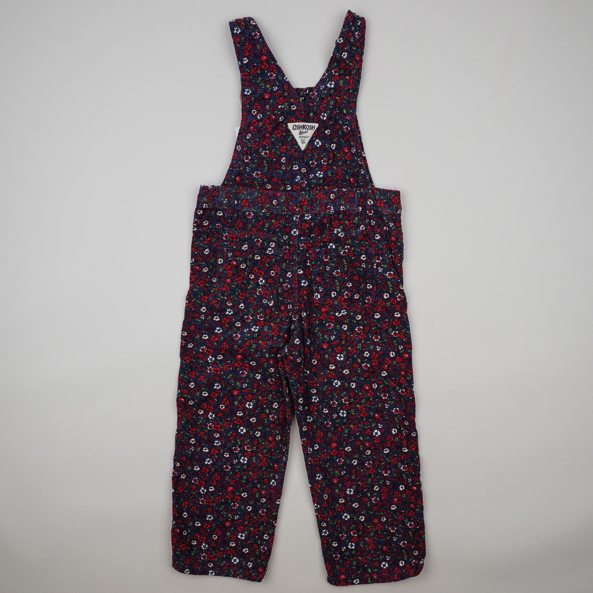 OshKosh Floral Corduroy Overalls