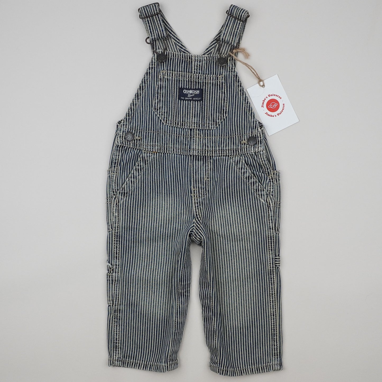 OshKosh Hickory Stripe Overalls