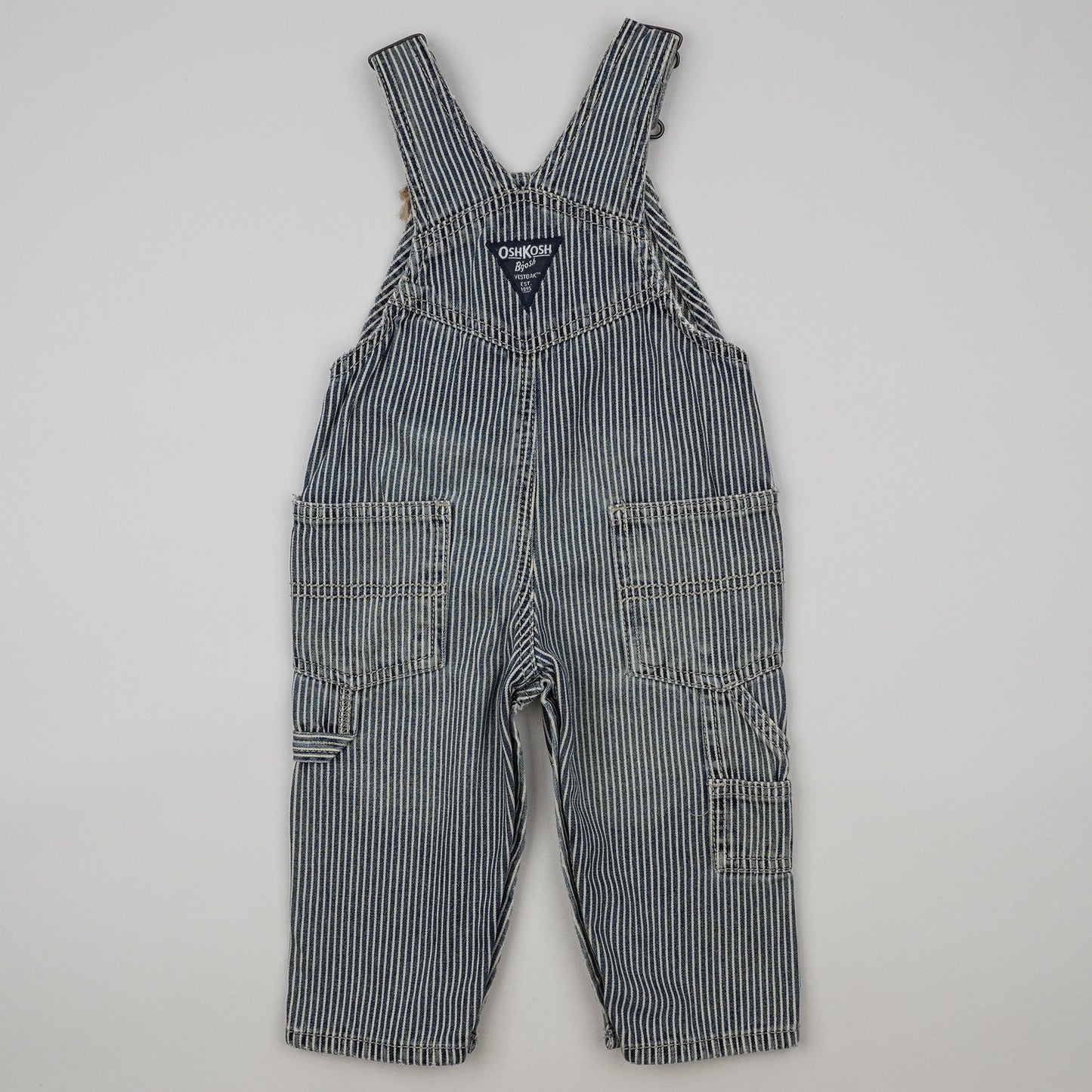 OshKosh Hickory Stripe Overalls