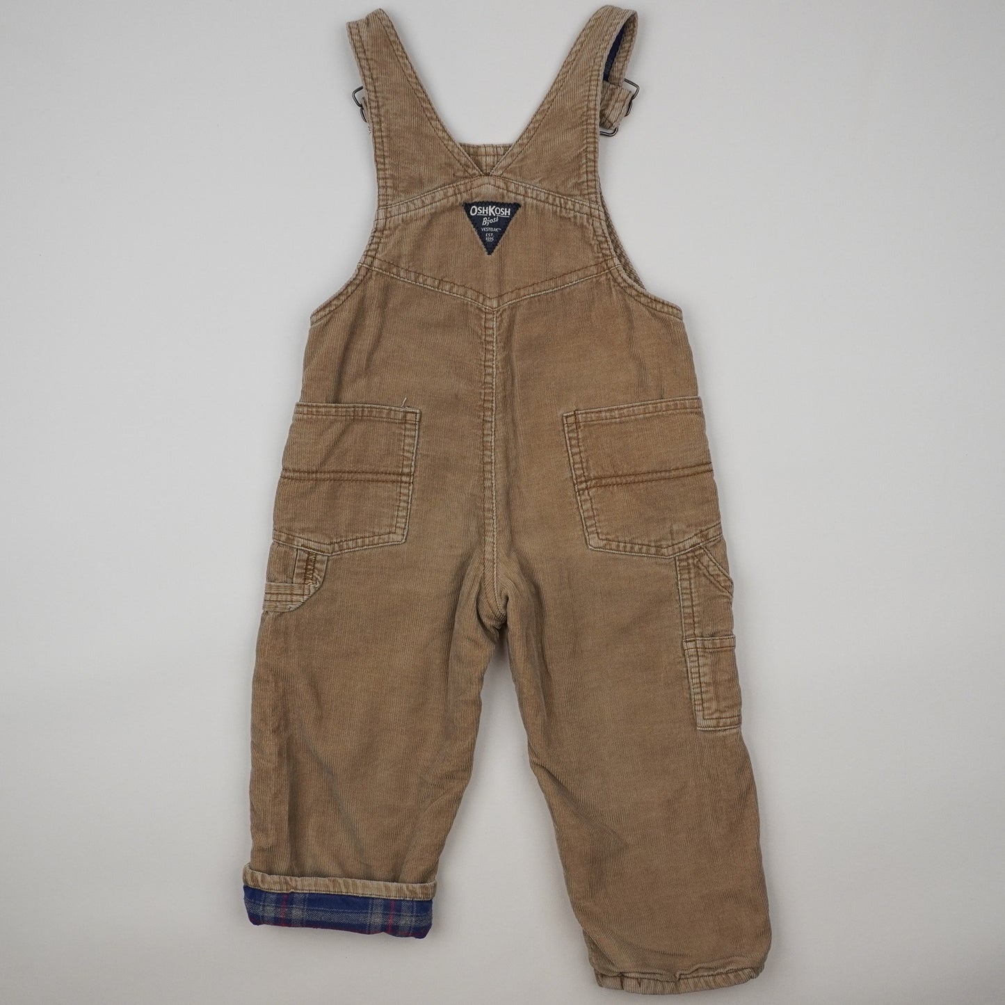Lined OshKosh Corduroy Overalls