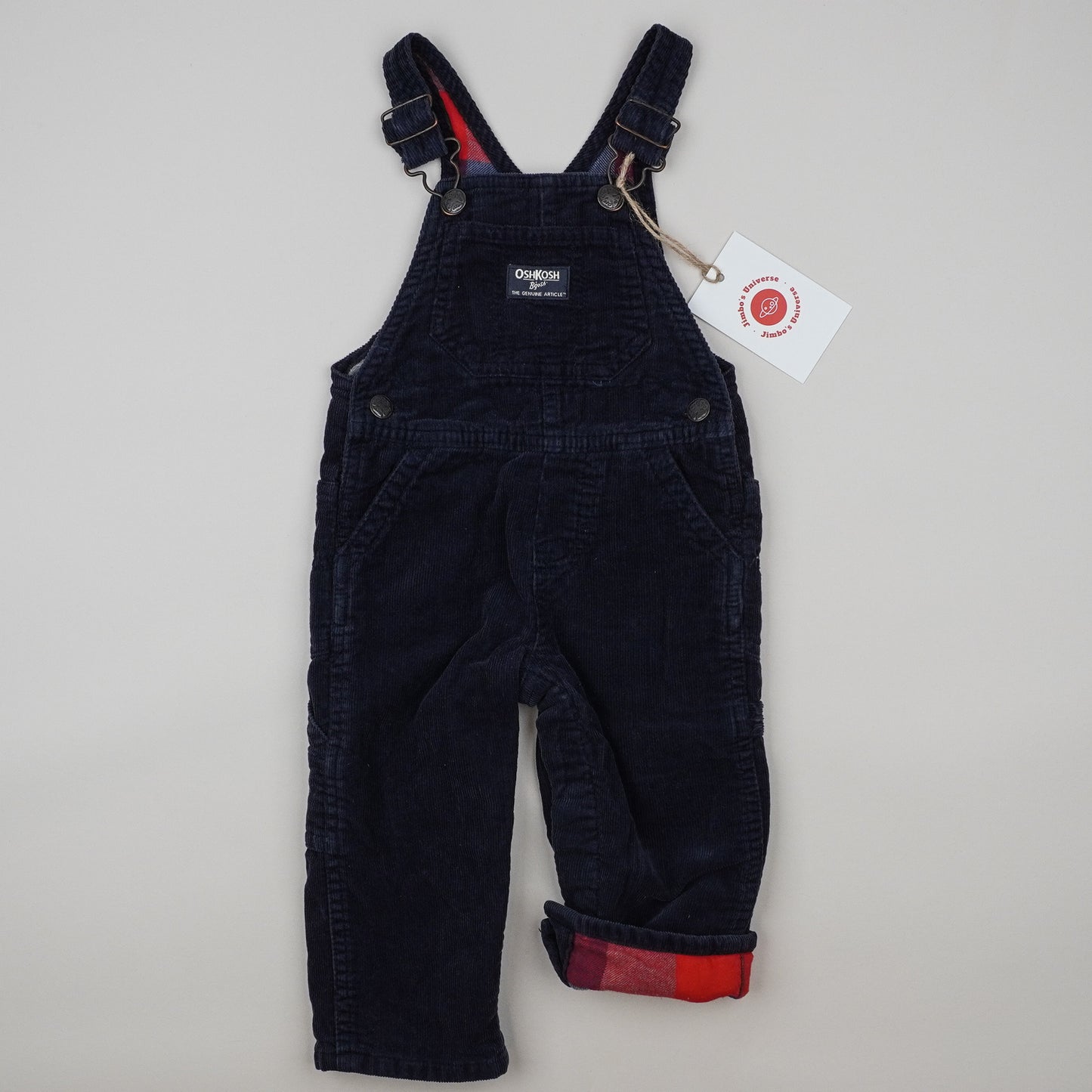 Lined OshKosh Corduroy Overalls