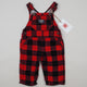 OshKosh Checkered Corduroy Overalls