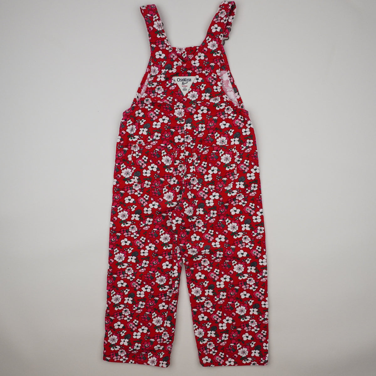 Floral OshKosh Corduroy Overalls