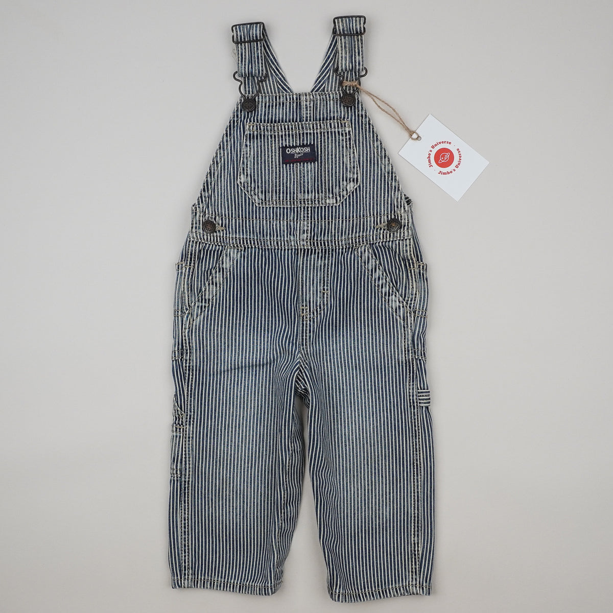 OshKosh hickory stripe Overalls