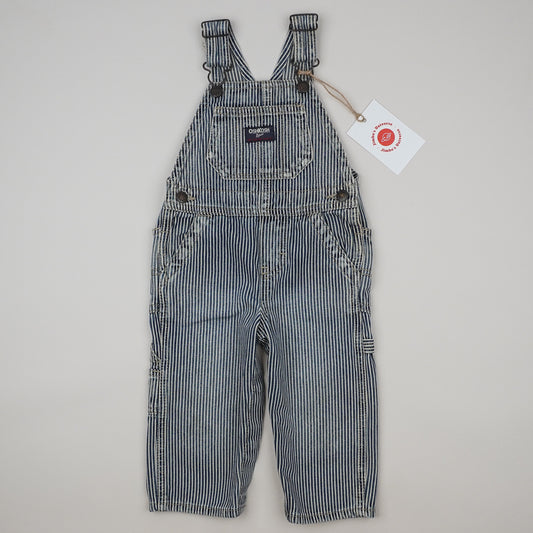 OshKosh hickory stripe Overalls