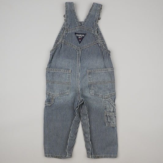 OshKosh hickory stripe Overalls