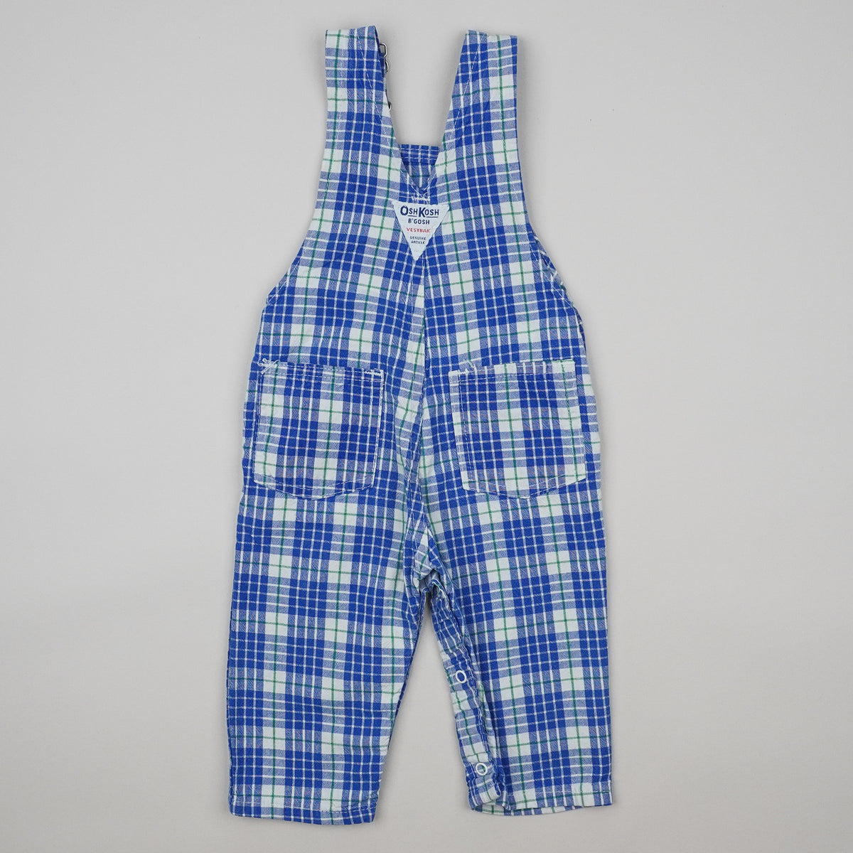 Vintage OshKosh Checkered Overalls