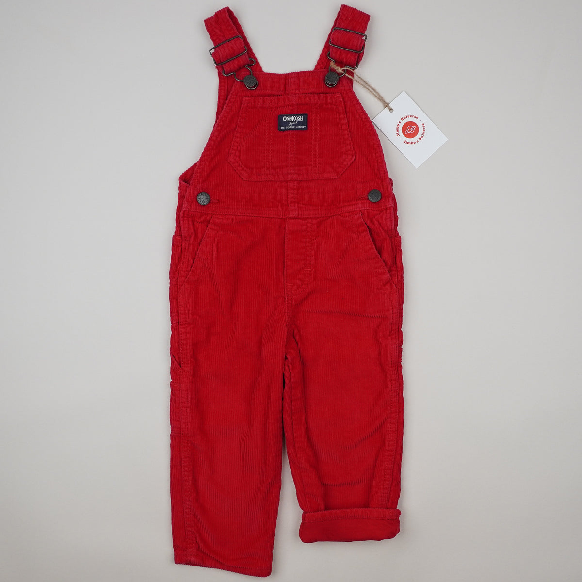Lined OshKosh Corduroy Overalls