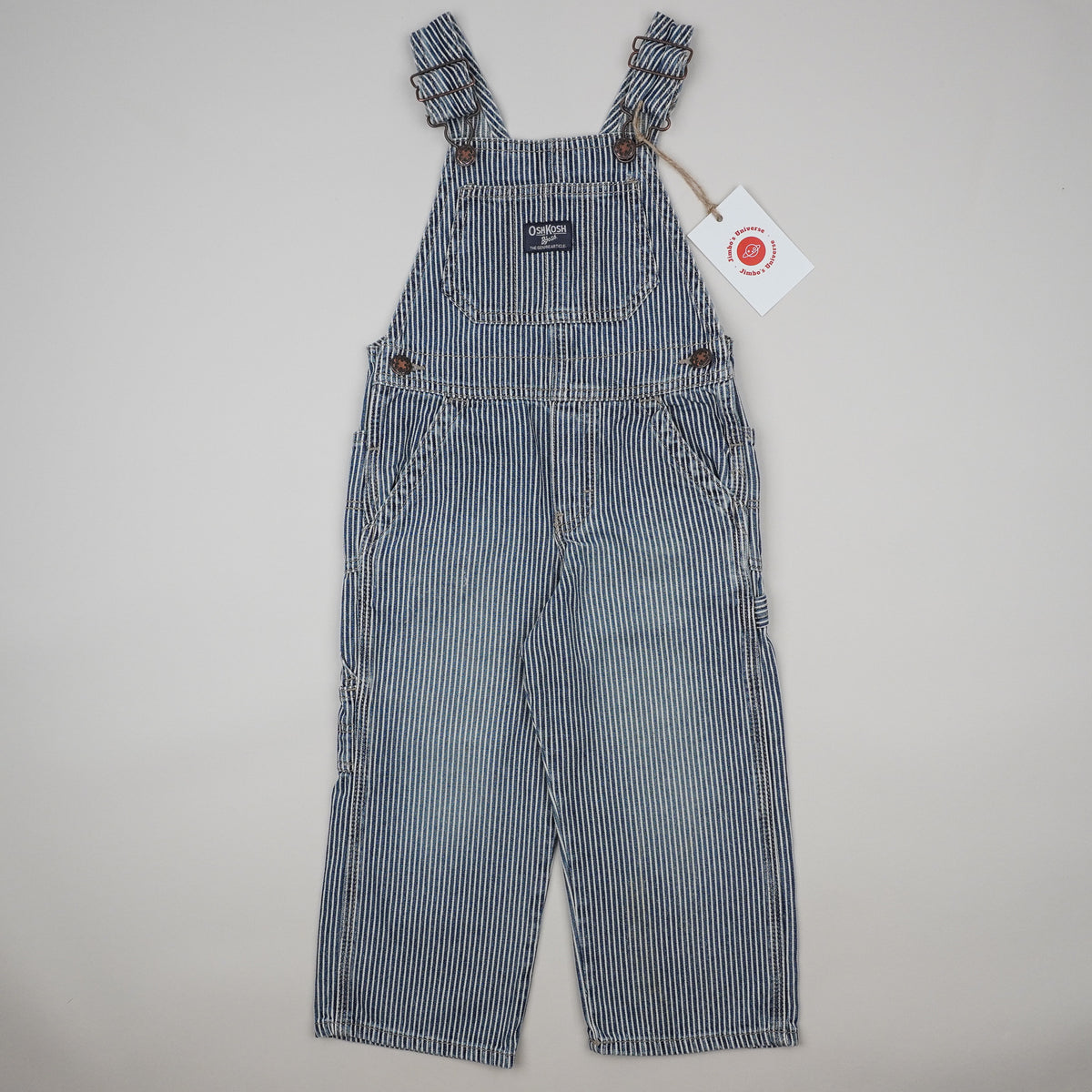 OshKosh Hickory Stripe Overalls