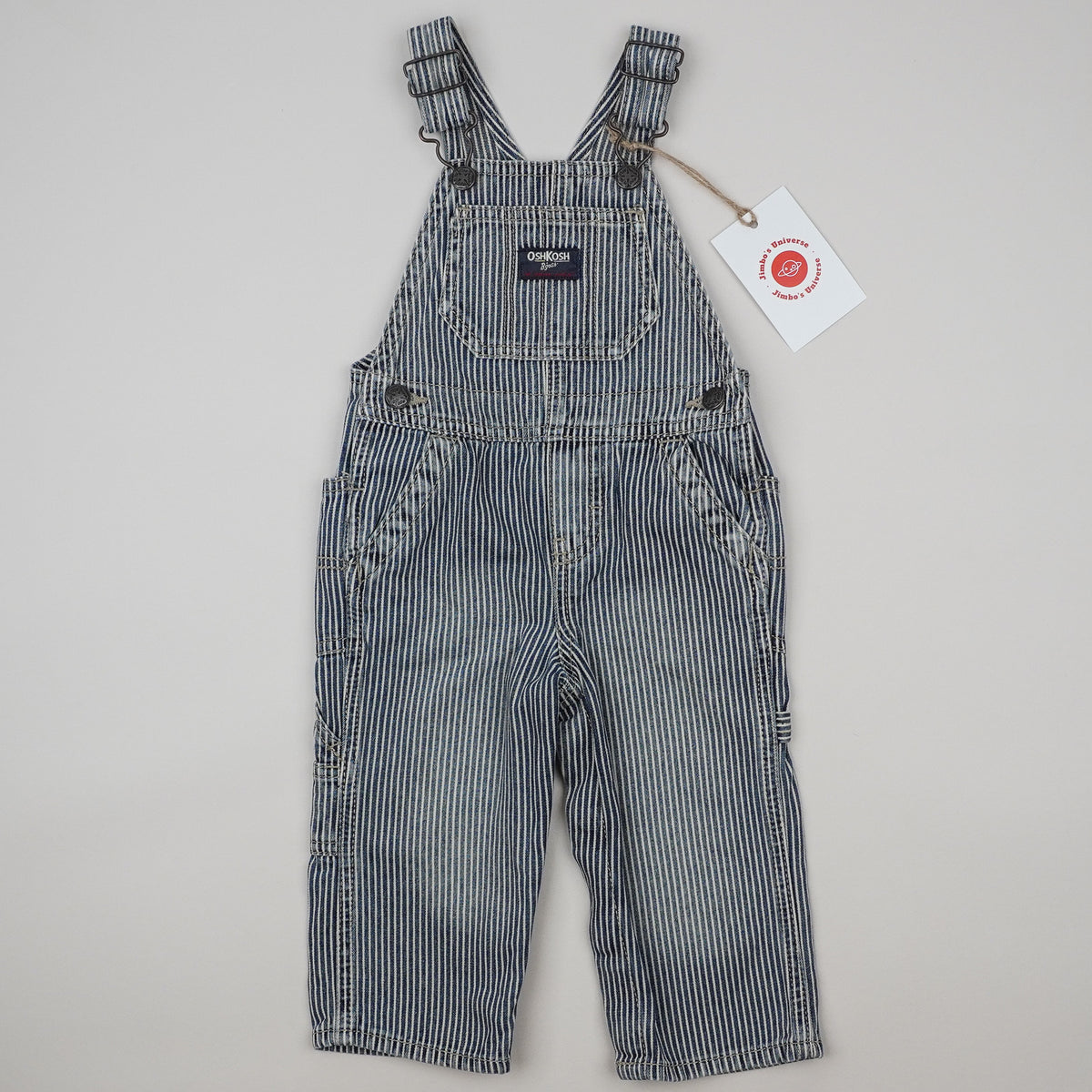 OshKosh Hickory Stripe Overalls