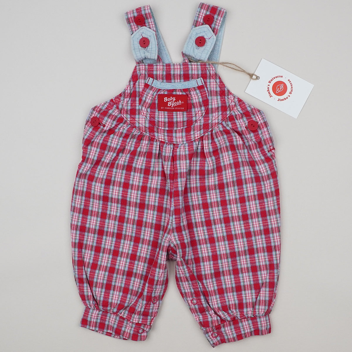 Vintage OshKosh Checkered Overalls