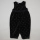 Vintage OshKosh Velvet Jumpsuit with Embroidery