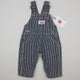 Vintage Round House Striped Overalls