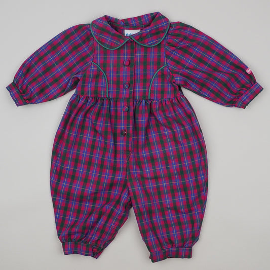 Vintage OshKosh Checkered Jumpsuit