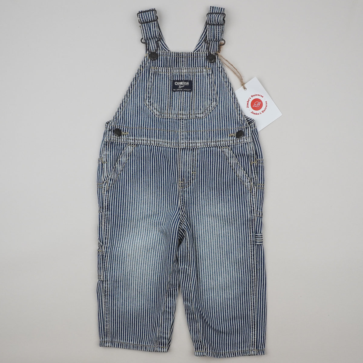 OshKosh Hickory Stripe Overalls