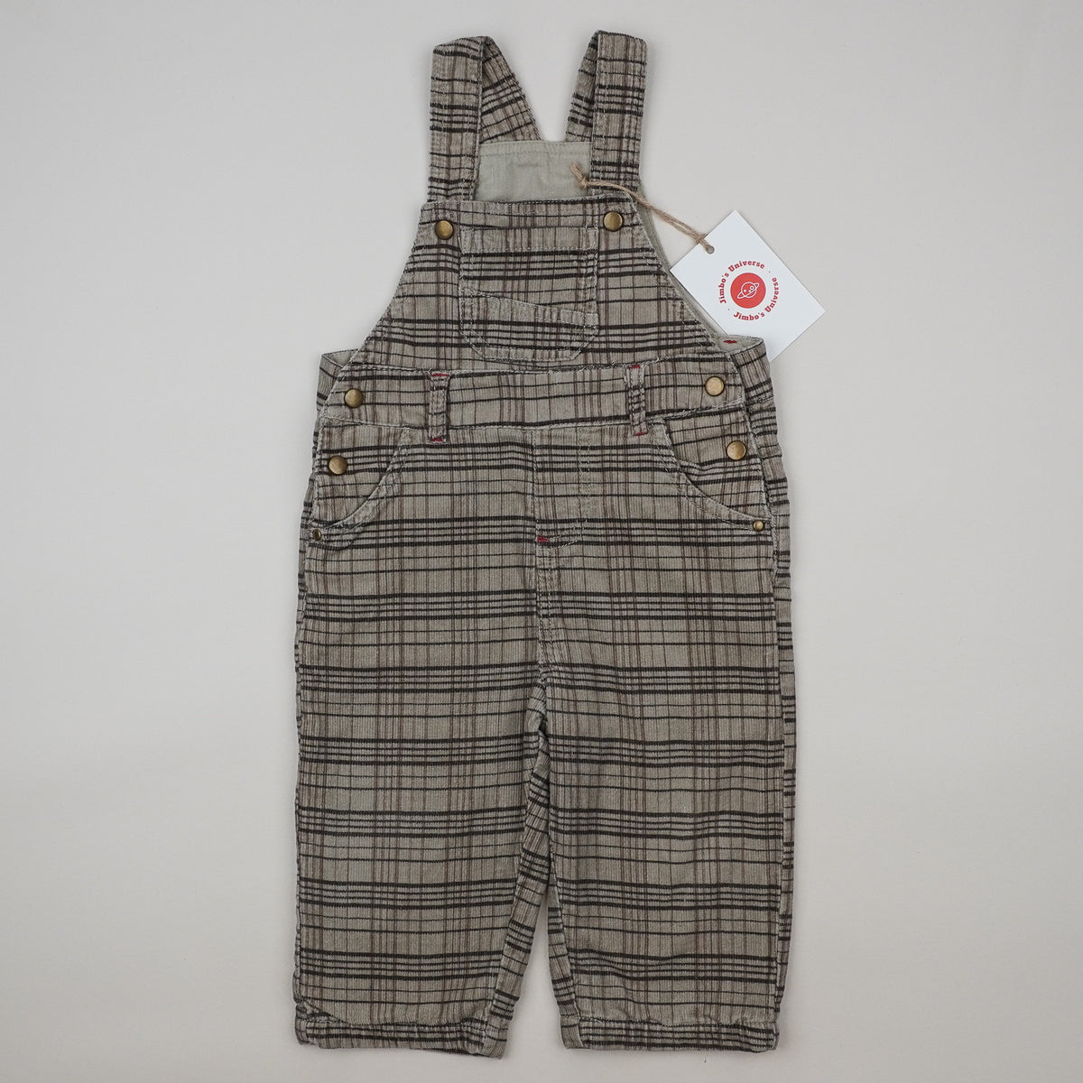 Vintage Checkered Overalls
