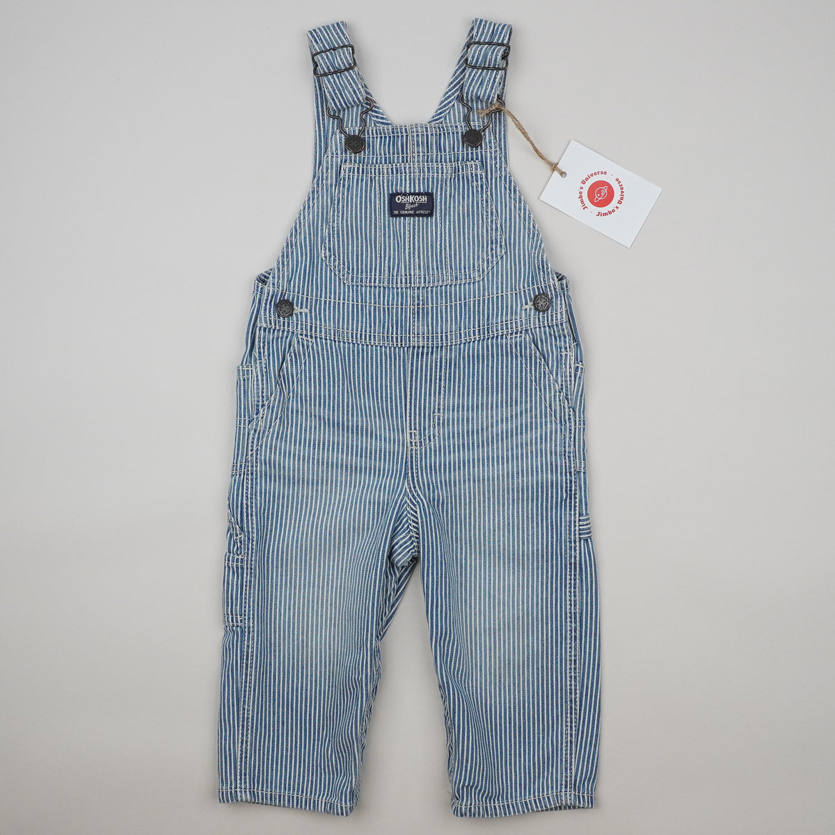 OshKosh Hickory Stripe Overalls