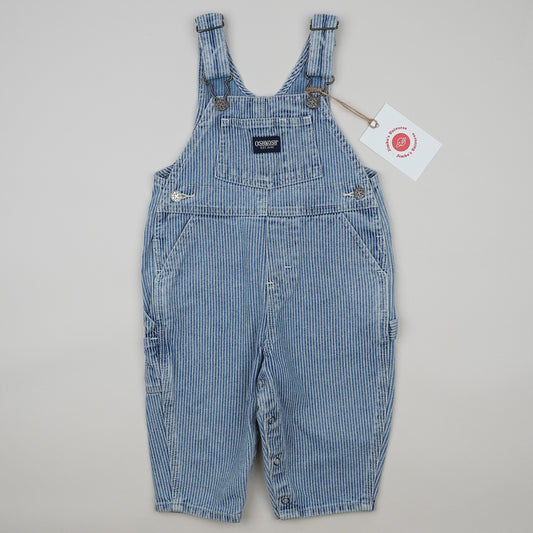 Vintage OshKosh Hickory Stripe Overalls