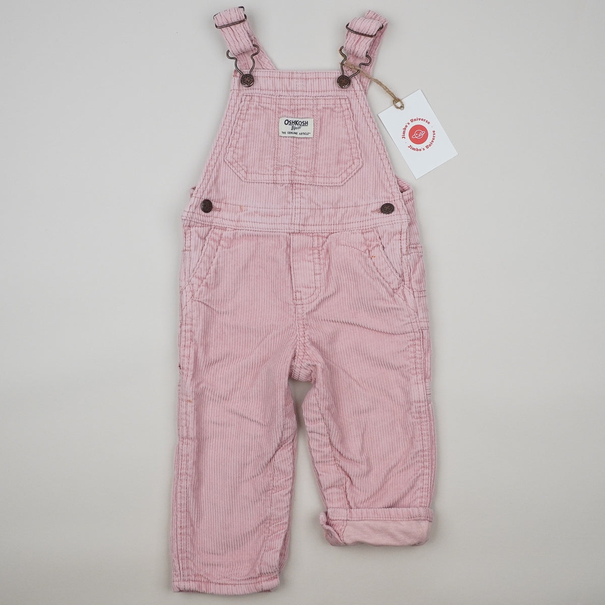 Lined OshKosh Corduroy Overalls