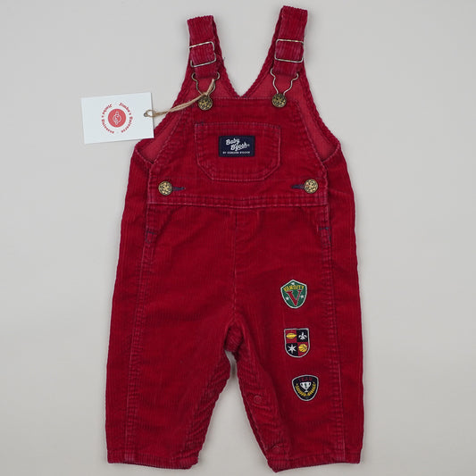Vintage OshKosh Corduroy Overalls with Patch