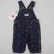 OshKosh Overalls with Embroidered Hearts