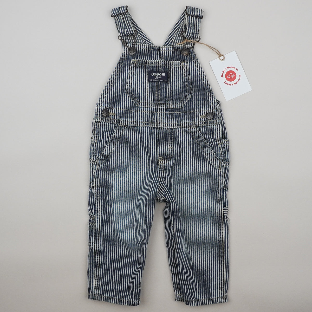 OshKosh Hickory Stripe Overalls