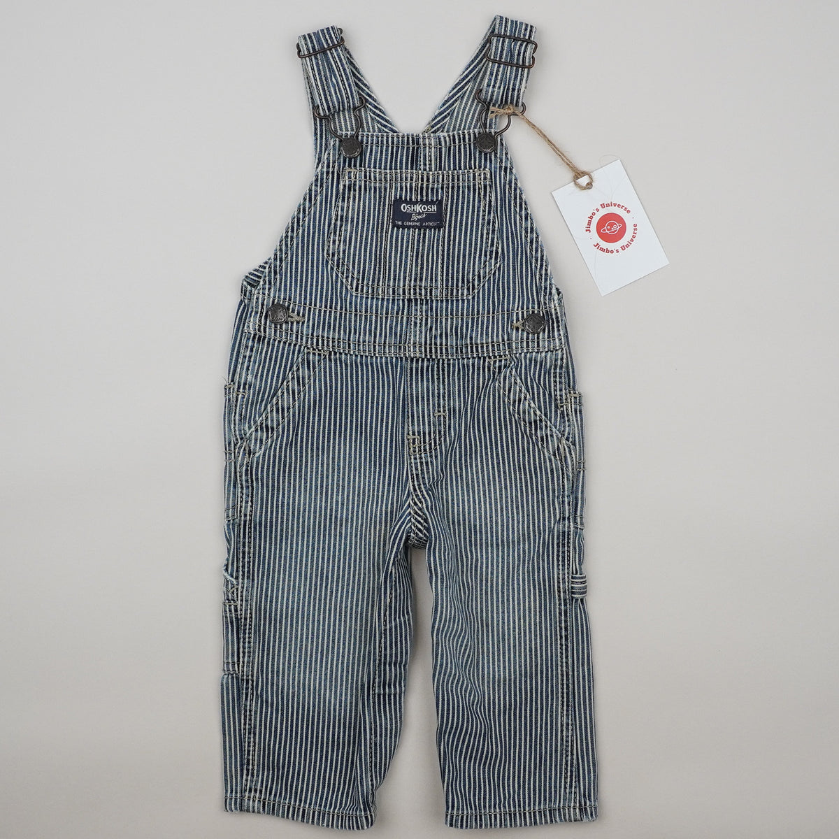 OshKosh Hickory Stripe Overalls
