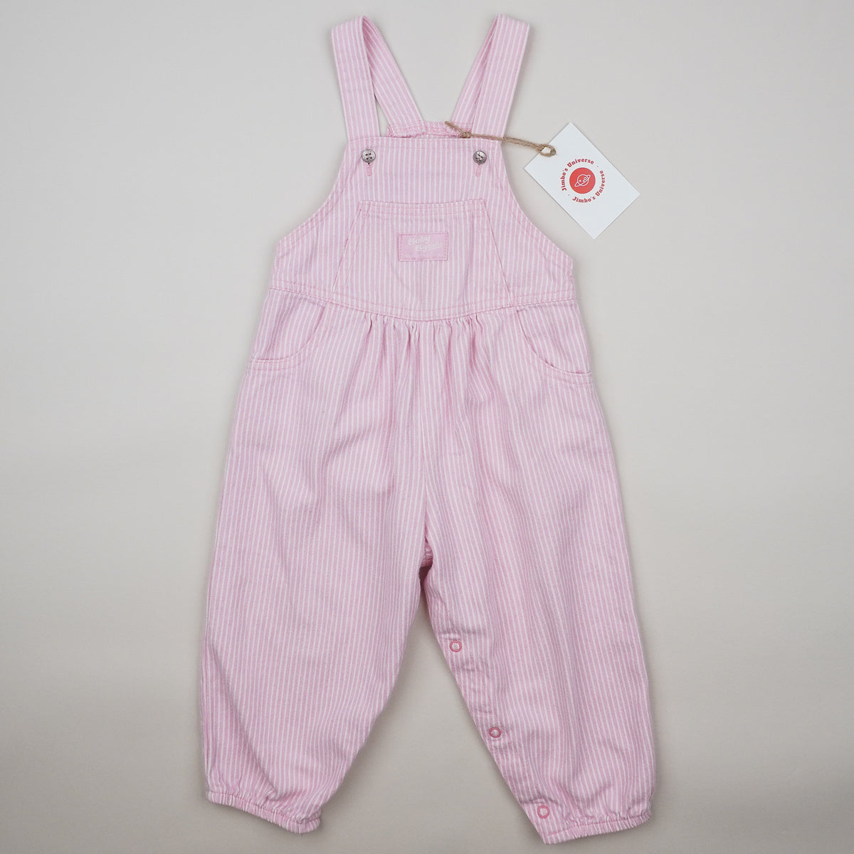 Vintage OshKosh Hickory Stripe Overalls