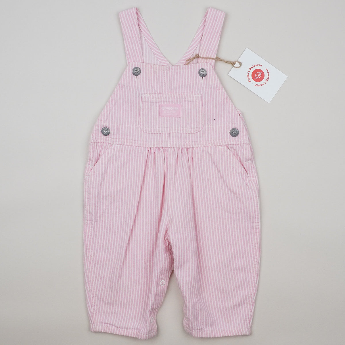 Vintage OshKosh Hickory Stripe Overalls