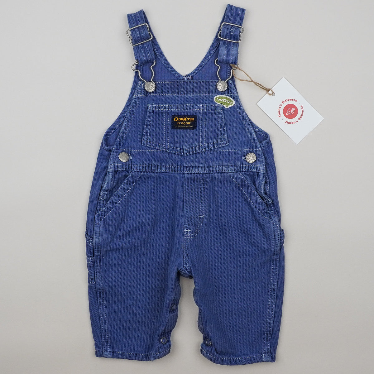 Vintage OshKosh Hickory Stripe Overalls