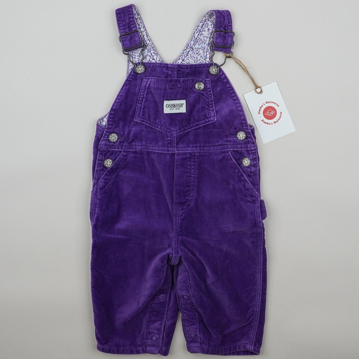 Vintage OshKosh Velvet Overalls