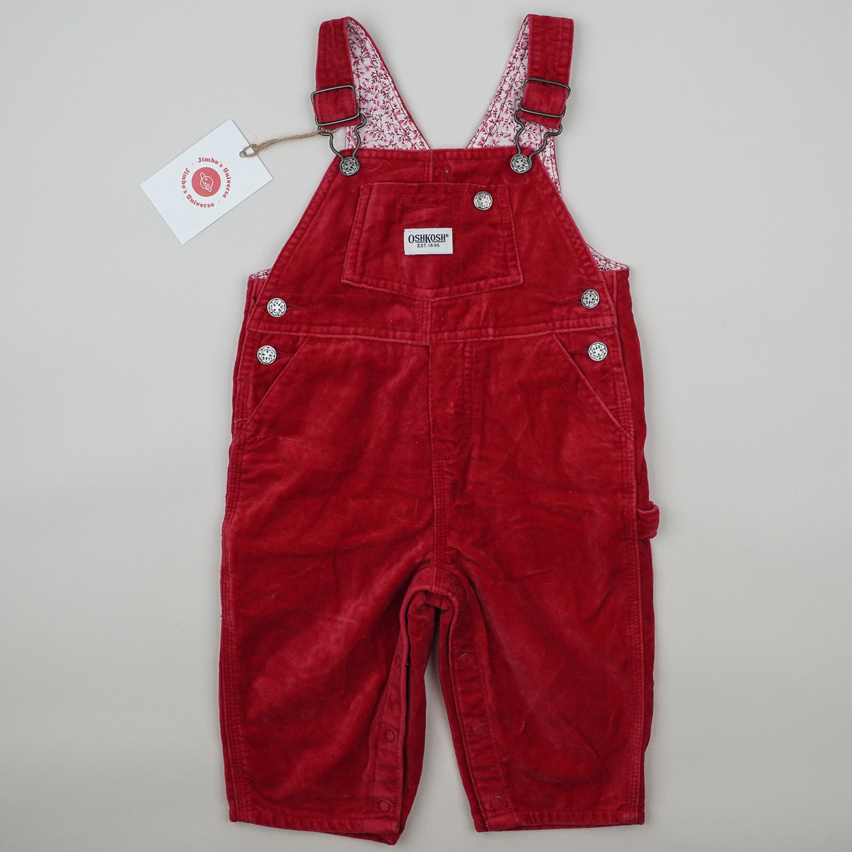 Vintage OshKosh Velvet Overalls