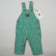 Green Vintage Hickory Stripe Overalls