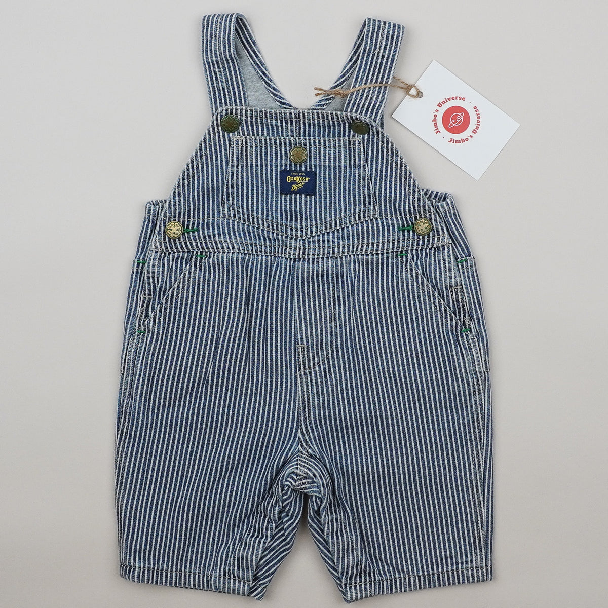 Vintage OshKosh Hickory Stripe Overalls