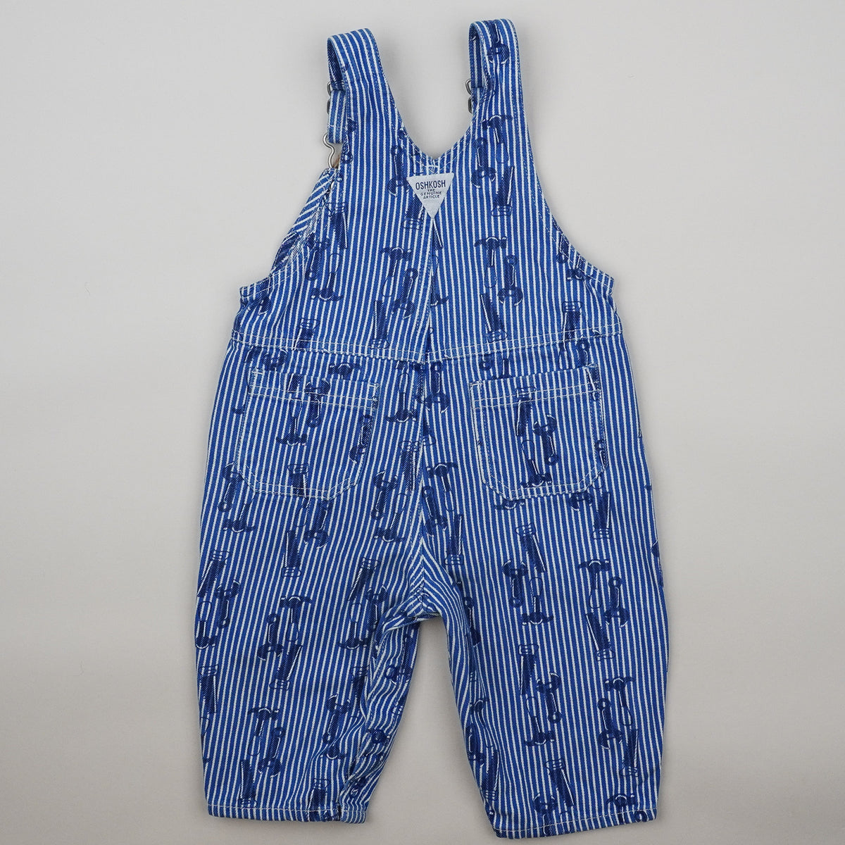 Vintage OshKosh Hickory Stripe Overalls
