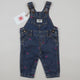 OshKosh Overalls with Embroidered Hearts