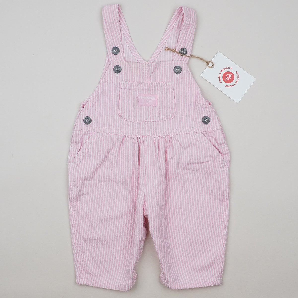 Vintage OshKosh Hickory Stripe Overalls