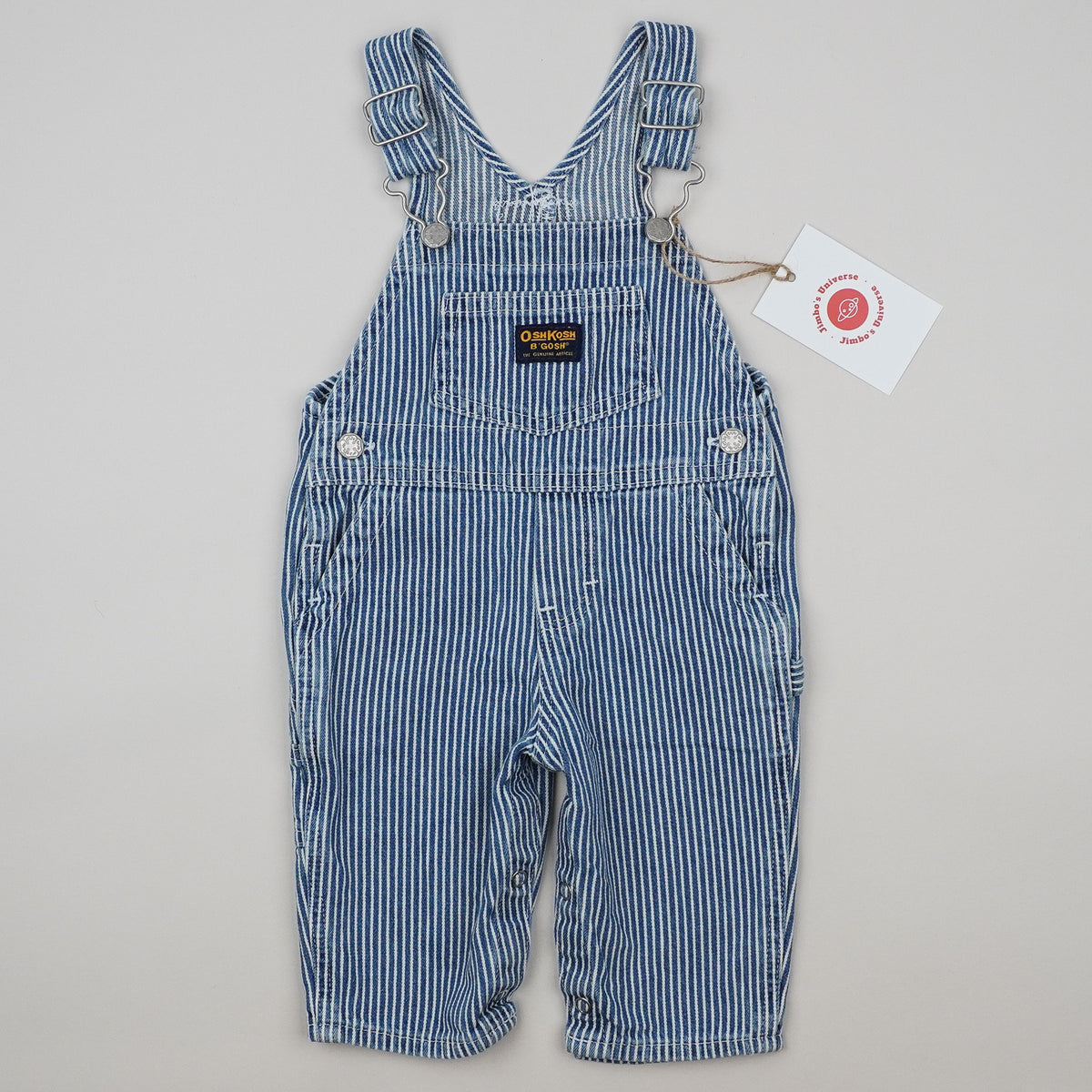 Vintage OshKosh Hickory Stripe Overalls