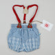 Vintage Short with Suspenders