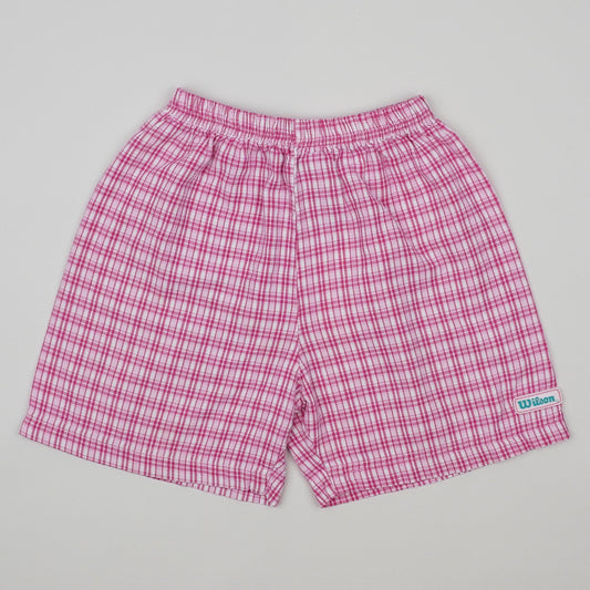 Vintage Pink Checkered Shorts