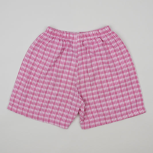 Vintage Pink Checkered Shorts