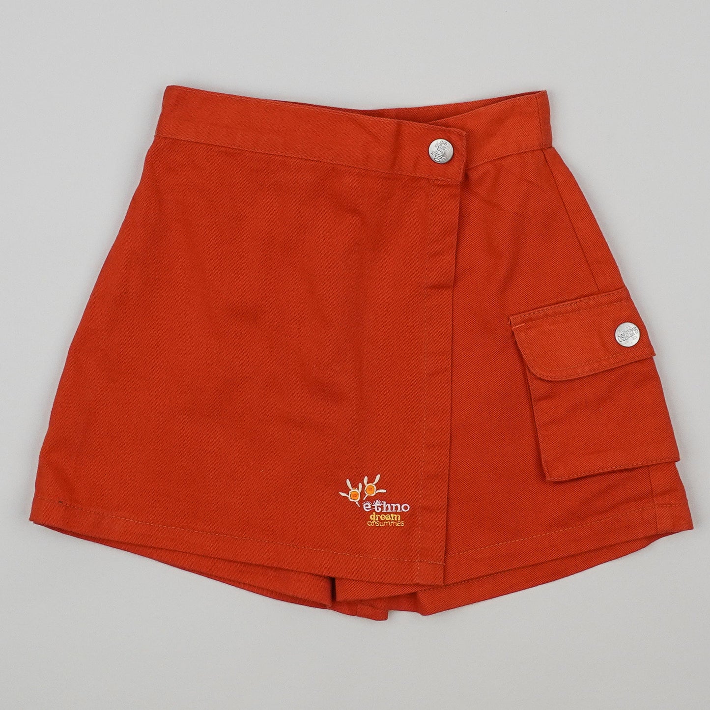 Vintage Skort with Embroidery