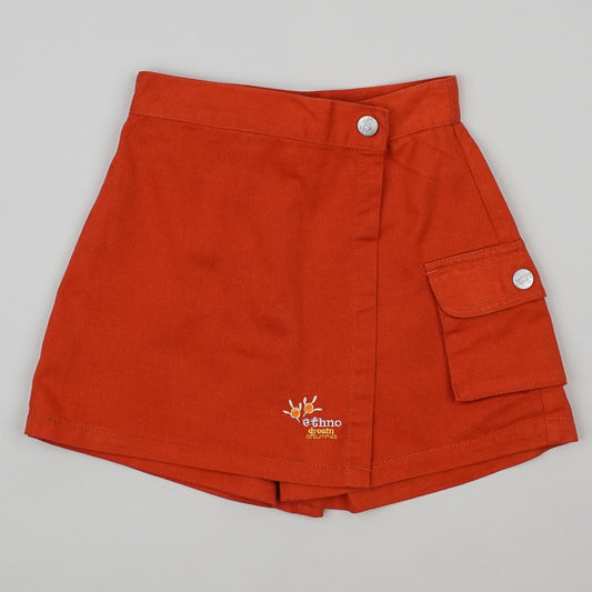 Vintage Skort with Embroidery