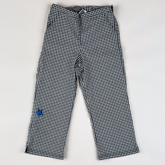 Checkered Capri Pants