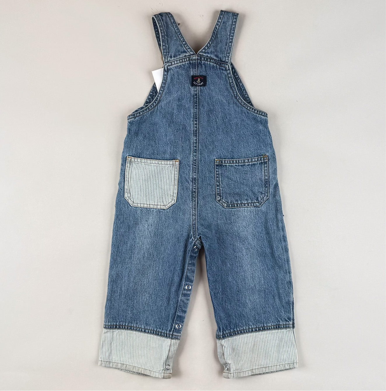 Overalls with Stripes