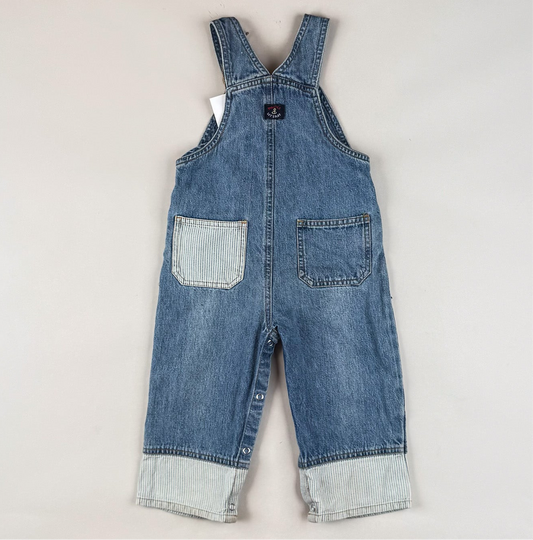 Overalls with Stripes