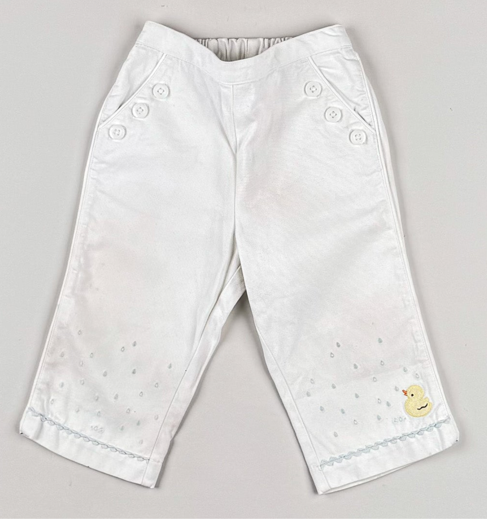 Pants with Embroidery