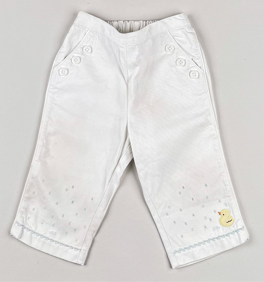 Pants with Embroidery