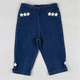 Vintage Capri Pants with Embroidery
