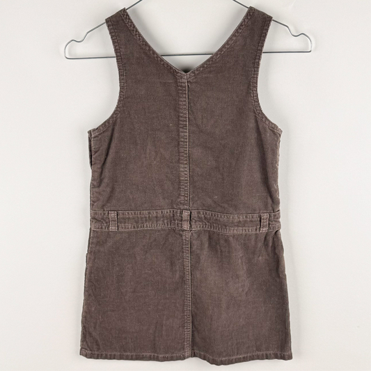 Corduroy Dress in brown